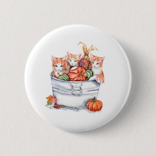 Erntekätzchen Button