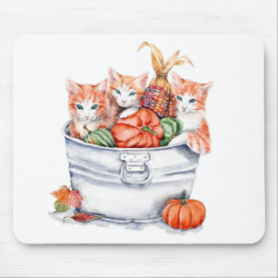 Erntekätzchen Mousepad