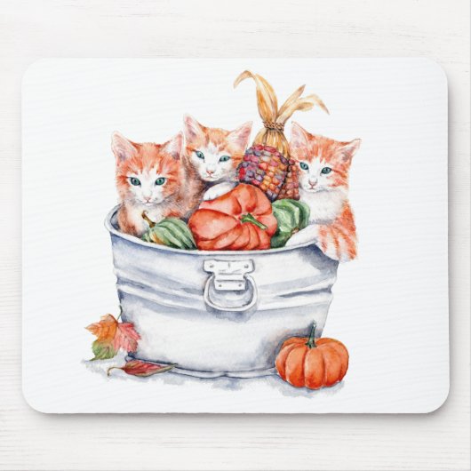 Erntekätzchen Mousepad (Vorne)