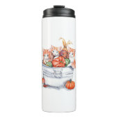 Erntekätzchen Thermosbecher (Vorderseite)