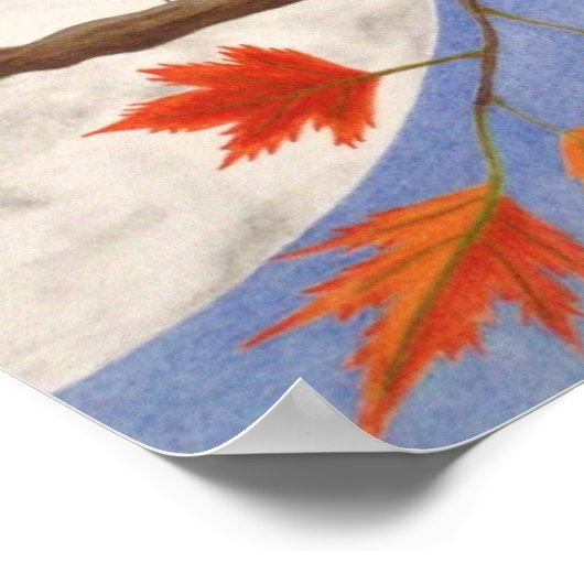 Erntekrähen Print Poster (Ecke)