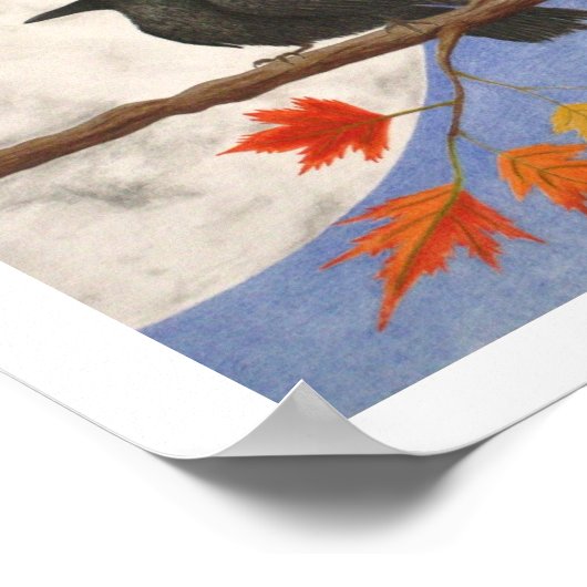 Erntekrähen Print Poster (Ecke)