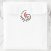 Erntekreis I Runder Aufkleber (Tasche)