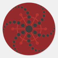 Erntekreis VII | dunkelrot