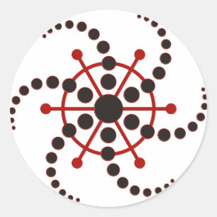 Erntekreis VII Runder Aufkleber