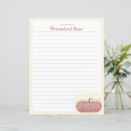 Erntemaschine - Liniertes Papier (Stehend Vorderseite)