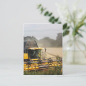 Erntemaschine Postkarte (Stehend Vorderseite)