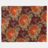 Erntemond 1 fleecedecke (Vorderseite (Horizontal))