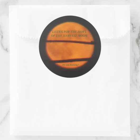 Erntemond Stickers - Reihe Prärie Mile (Tasche)