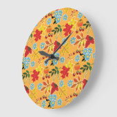 Erntemuster Große Wanduhr (Winkel)