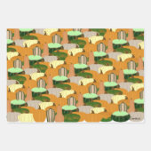 Erntemuster HerbstSquash Geschenkpapier Set (Vorderseite 2)