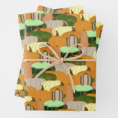 Erntemuster HerbstSquash Geschenkpapier Set (Beispiel)