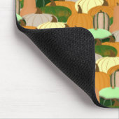 Erntemuster HerbstSquash Mousepad (Ecke)