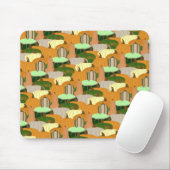 Erntemuster HerbstSquash Mousepad (Mit Mouse)