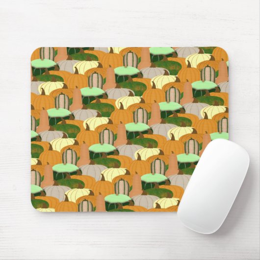 Erntemuster HerbstSquash Mousepad (Mit Mouse)