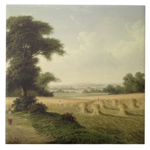 Ernten (Öl auf Leinwand) Fliese