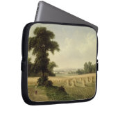 Ernten (Öl auf Leinwand) Laptopschutzhülle (Vorne Rechts)