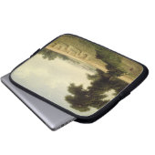 Ernten (Öl auf Leinwand) Laptopschutzhülle (Vorne Knopf)