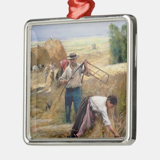 Ernten Silbernes Ornament (Links)