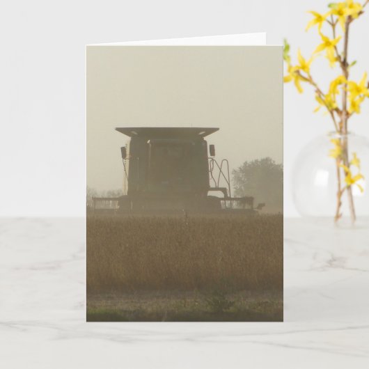 Erntende Zeit Karte (Gelbe Blume)