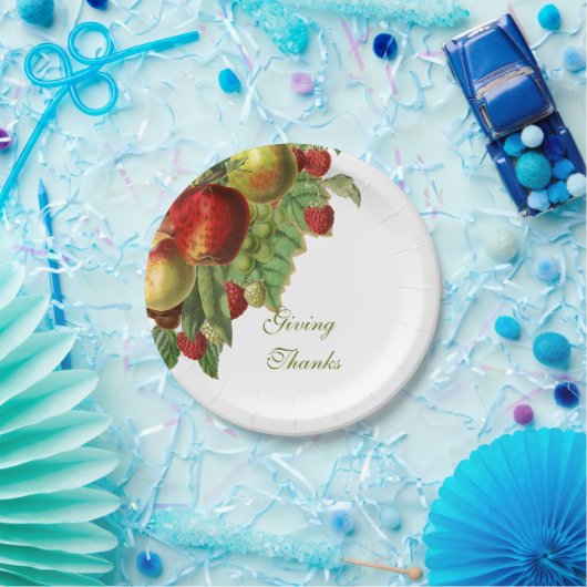 Ernteobst Pappteller (Party)