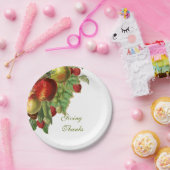 Ernteobst Pappteller (Party)