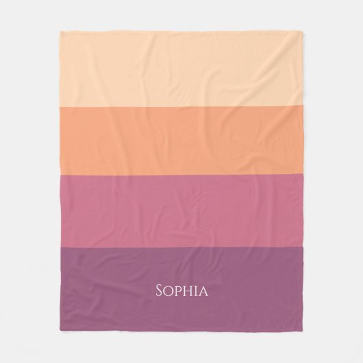 Erntepalette- Fleecedecke (Vorderseite)