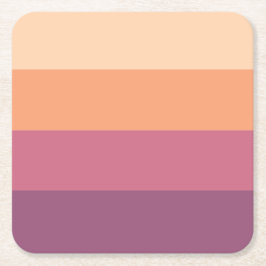 Erntepalette- Rechteckiger Pappuntersetzer