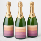 Erntepalette- Schaumweinetikett (Flaschen)