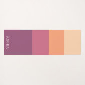 ErntePalette - Yoga Mat Yogamatte (Rückseite (Horizontal))
