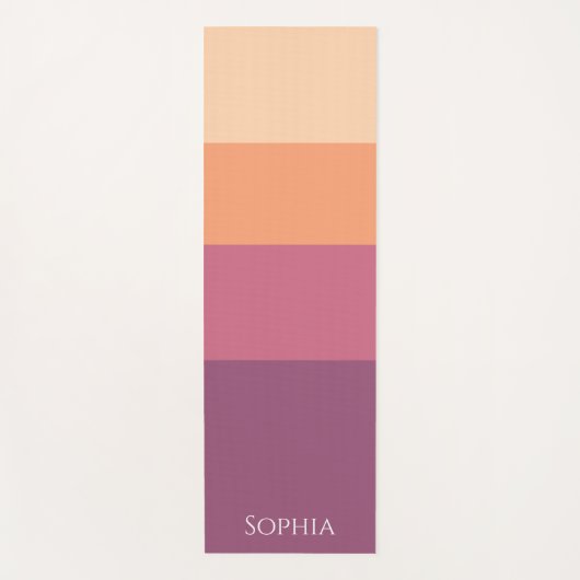 ErntePalette - Yoga Mat Yogamatte (Vorderseite)