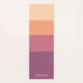 ErntePalette - Yoga Mat Yogamatte (Rückseite)