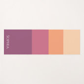 ErntePalette - Yoga Mat Yogamatte (Vorderseite (Horizontal))