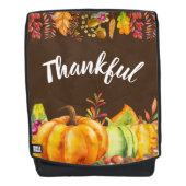 Erntepumpen und Herbstleaves Grenze dankbar Rucksack (Vorderseite)
