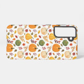 Erntepumpen und Herbstleaves Muster Samsung Galaxy Hülle (Rückseite (Horizontal))