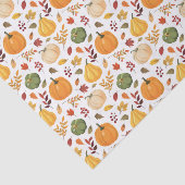 Erntepumpen und Herbstleaves Muster Seidenpapier (Ausschnitt)