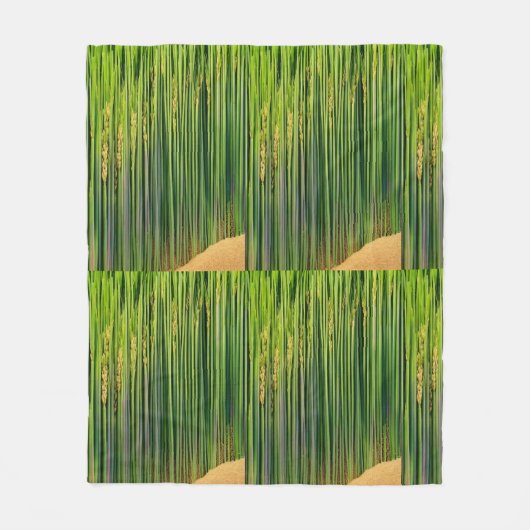 Ernteträume Crop Print Fleece Blanket. (Vorderseite)