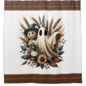 Ernteunternehmen - Laternenfeuer & Herbstgeist Duschvorhang (Vorderseite)