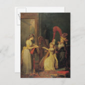 Ernteunterricht von Madame de Genlis Postkarte (Vorne/Hinten)
