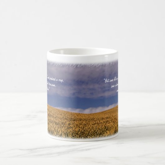 Ernteversprechen Inspirationische Tasse (Mittel)