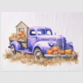 Erntewagen gefüllt mit Pumpkins 2 Decoupage Paper Seidenpapier (Vorderseite)