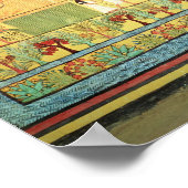 Erntezeit an der Ostmauer Poster (Ecke)