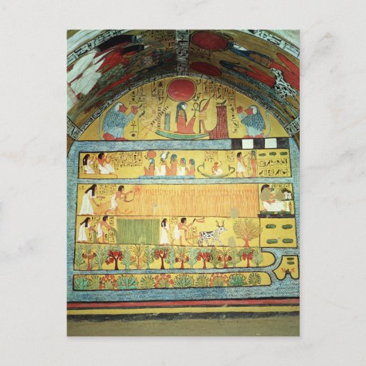Erntezeit an der Ostmauer Postkarte (Vorderseite)