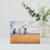 Erntezeit | Anna Ancher | Postkarte (Stehend Vorderseite)