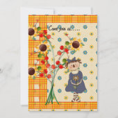 Erntezeit Ansammlung Einladung (Vorderseite)