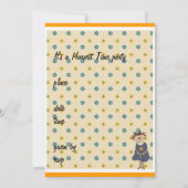 Erntezeit Ansammlung Einladung (Rückseite)