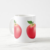 Erntezeit Apfel Kaffeetasse (Vorderseite Links)