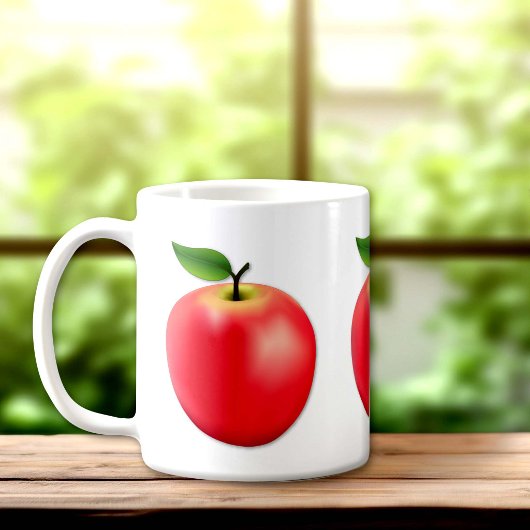 Erntezeit Apfel Kaffeetasse