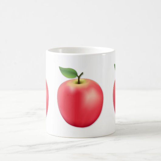 Erntezeit Apple Kaffeetasse (Mittel)
