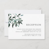 Erntezeit | Aquarell Foliate Empfang Card Einladung (Vorderseite)